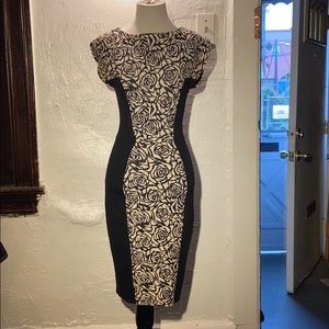 Closet, black & white dress size 8